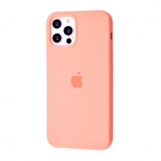 Чохол Silicone Case для Apple iPhone 12/12 Pro (Grapefruit) АА