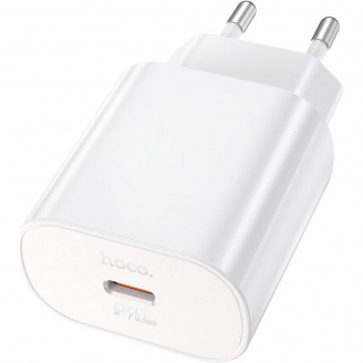 Мережевий зарядний пристрій Hoco N22 PD 25w White (760067)