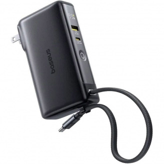 Зовнішній акумулятор Baseus Nomos NT11 Omni Charge 10000mAh 67W Black (P10078807123-00)