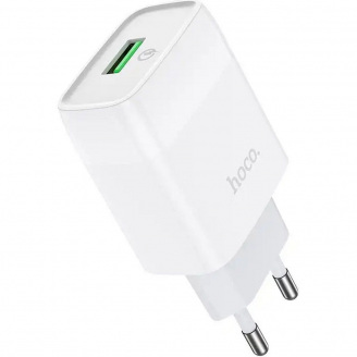 Мережевий зарядний пристрій Hoco C72Q Glorious 18W White (732514)