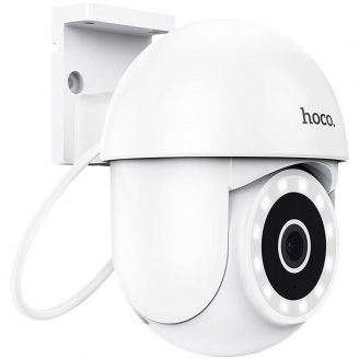 IP-камера для відеоспостереження Hoco D2 Outdoor PTZ HD White (611688)