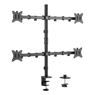 Настільне кріплення для моніторів HiSmart HS082437 17-32` Black