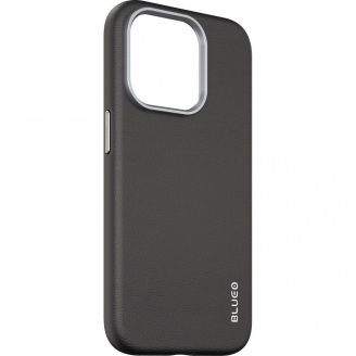 Чохол Blueo Leather with MagSafe для Apple iPhone 15 Pro Max Black (B52-I15PMBLK)