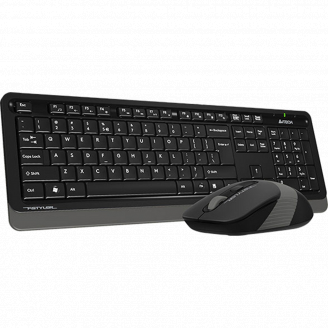 Комплект (клавіатура + миша) A4Tech Fstyler FG1010 Wireless Black/Grey