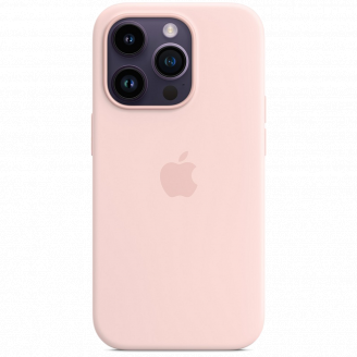 Чохол Silicone Case with MagSafe для Apple iPhone 14 Pro Chalk Pink AAA