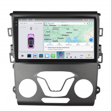 Магнитола Lesko 9" Ford Fusion North America II Рестайлинг 2016-2020 4/64 QLED CarPlay GPS 360 Prime (13259-82807)