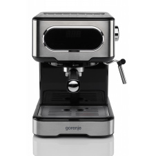 Кофеварка эспрессо Gorenje ESCM 15 DBK 1.5 л Черно-серебристый (CM5403F-GS) (6656259)