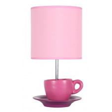Настольная лампа Candellux Cynka 16x31 см Розово-серебристый (41-34809)
