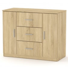 Комод Компанит 3+2 Дуб сонома (111х49х89 см)