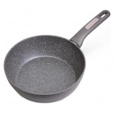 Сковородка-сотейник Kamille Granite диаметр 24см с гранитным антипригарным покрытием DP36339