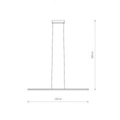 Люстра Nowodvorski Bar Led 120x160 см Черный (Now10363) Кременец