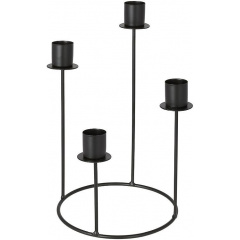 Декоративный подсвечник Bona 14х14х27 см Black (DP262391) Александрия