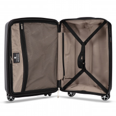 Чемодан Snowball 40903 S 42 л 55x38x24 см Черный (40903/54/51) Борисполь