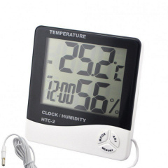 Часы-гигрометр UKC HTC-2 White (hub_np2_0977) Кропивницкий
