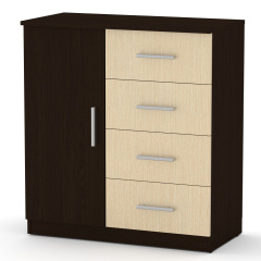 Комод Компанит 4+1А Венге комби (78х39х85 см) Бориспіль