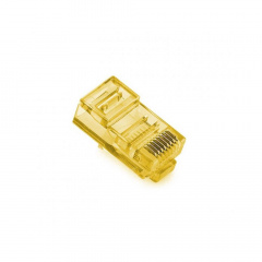 Коннектор ATIS UTP RJ45 8 пиновый желтый (1000 шт.) Виноградов