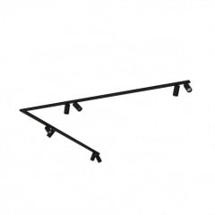 Спот Nowodvorski 7723 MONO CORNER VIII BLACK Ровно