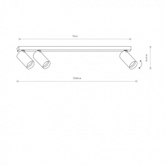 Спот Nowodvorski 7783 MONO III SOLID BRASS Харків