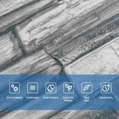 Панель стеновая 3D Sticker Wall SW-00002003 700x700x4 мм Серый (991943999) Полтава
