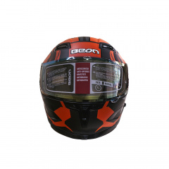 Мотошлем интеграл Beon R ХL Matt Titan-Orange (298715) Виноградов