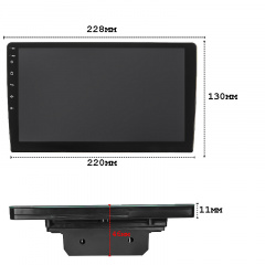 Магнитола Lesko 2 din W-09 9" 2/32 Base CarPlay Gb Wi-Fi GPS Android (8307-32795) Лубны