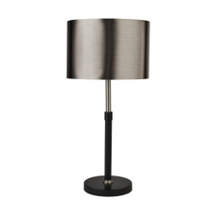 Настольная лампа Searchlight Table&Floor 30x60 см Черный (SeEU3877BK) Софиевская Борщаговка