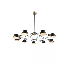 Люстра Laguna Lighting 426 120x100 см Черно-латунный (42663-09) Васильевка