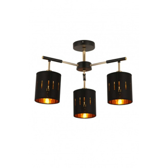 Люстра WunderLicht Om1615 54.5x34 см Черно-золотистый (OM1615-43)