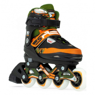 Ролики SFR Pixel 33-37 Green/Orange (1012-SFR580-GO37)