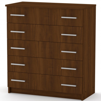 Комод Компанит 5 Орех экко (80х38х89 см)