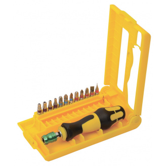 Отвёртка MASTERTOOL в кейсе + 12 насадок 40-0143