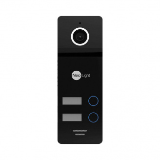 Видеопанель 2 Мп NeoLight MEGA/2 FHD Black на 2 абонента