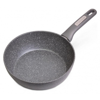 Сковородка-сотейник Kamille Granite диаметр 24см с гранитным антипригарным покрытием DP36339