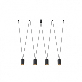 Люстра Nowodvorski 7814 MORE TONE IV BLACK/GOLD