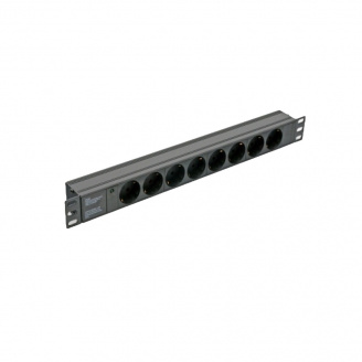 Сетевой фильтр Kingda KD-GER(16)N1008WKPB19A-C14 8 розеток 19