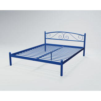 Кровать двухспальная BNB ViolaDesign 140х190 синий