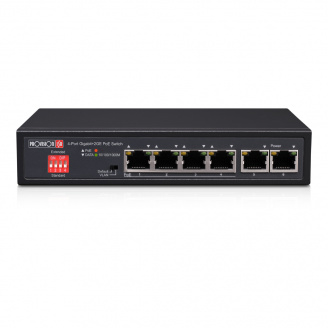 Неуправляемый PoE-коммутатор Provision ISR PoES-0472GC+2G гигабитный