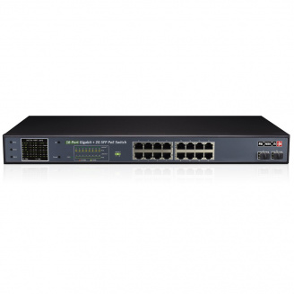 PoE-коммутатор Provision-ISR PoES-16250GCL+2SFP 16 портов PoE (301352)