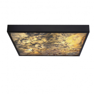 Потолочный светильник Candellux Luxan 59x59x5 см Черный (10-17048)