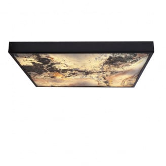 Потолочный светильник Candellux Luxan 59x59x5 см Черный (10-14573)