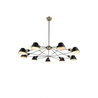 Люстра Laguna Lighting 426 120x100 см Черно-латунный (42663-09)