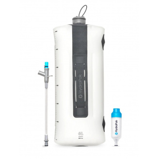 Мягкая фляга с фильтром HydraPak Seeker + Gravity Filter Kit Clear 6 л Белый (1053-FK02)