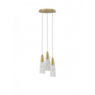 Люстра Nova Luce Kovac 25x180 см Прозрачно-золотистый (Nova9160193)
