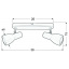 Спот Candellux Picardo 36x15 см Зеленый (92-50595) Хмельницкий