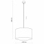 Люстра TK Lighting Moreno 50x120 см Черный (TK4990) Кропивницький
