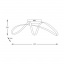 Люстра Zuma Line Fermi 92x29x33 см Золотистый (Zu20026C-GD) Киев