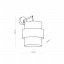 Бра TK Lighting Calisto 20x33 см Черный (TK4708) Киев