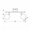 Спот Candellux Rodia 40x18 см Никель (92-20970) Прилуки