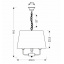 Люстра Candellux Pasteri 32.5x110 см Черный (31-01351) Кропивницкий