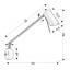 Бра Candellux Milly 40x32.5 см Черный (21-73884) Красноград